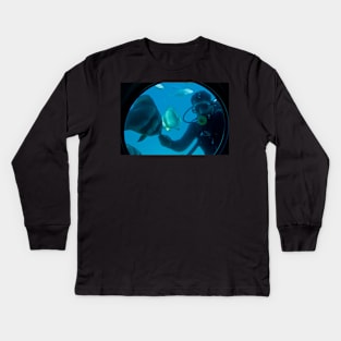 Egypt. Hurghada. Red Sea. Feeding the Fish. Kids Long Sleeve T-Shirt